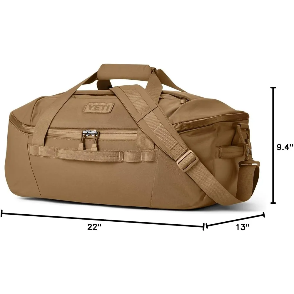 YETI Crossroads Bolsa de Lona para Viaje de 40L | Marrón Claro