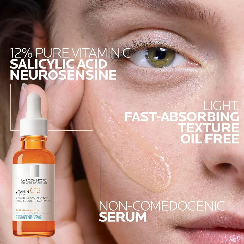 KIT SÉRUM VITAMINA C12 + SÉRUM RETINOL B3 LA ROCHE-POSAY 30 ML + 30 ML