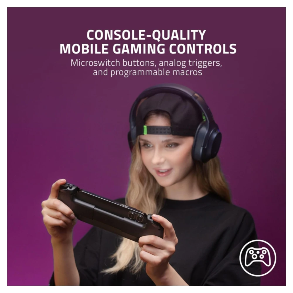 CONTROLADOR RAZER KISHI V2 JUEGOS MÓVIL IPHONE | NEGRO