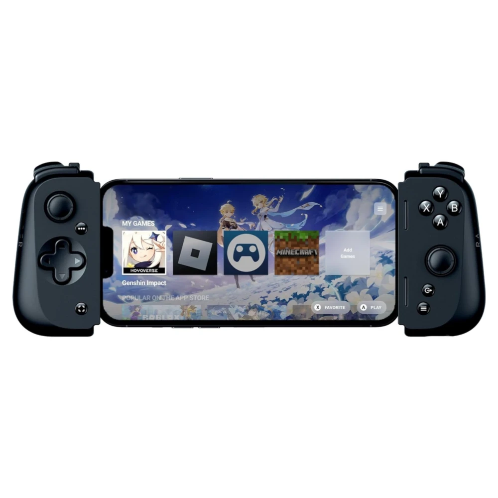 CONTROLADOR RAZER KISHI V2 JUEGOS MÓVIL IPHONE | NEGRO