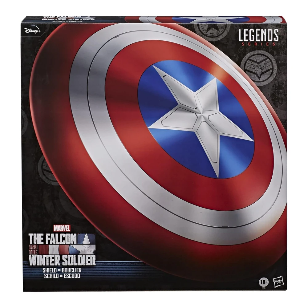 b0b16y7p4y_2.webp Marvel Avengers Legends Series Falcon y Soldado de Invierno - Capitán América - Escudo Premium para Juego de Rol - Grande