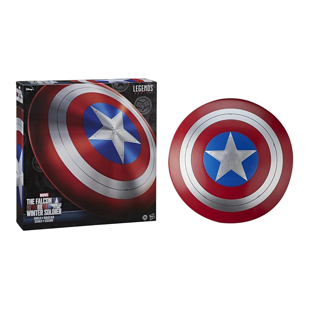 Marvel Avengers Legends Series Falcon y Soldado de Invierno - Capitán América - Escudo Premium para Juego de Rol - Grande