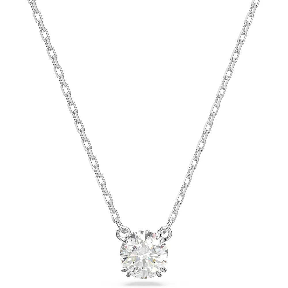 SWAROVSKI COLLAR CRISTALES OCTAGONO STELLA ACABADO RODIO PARA MUJER | TRANSPARENTE