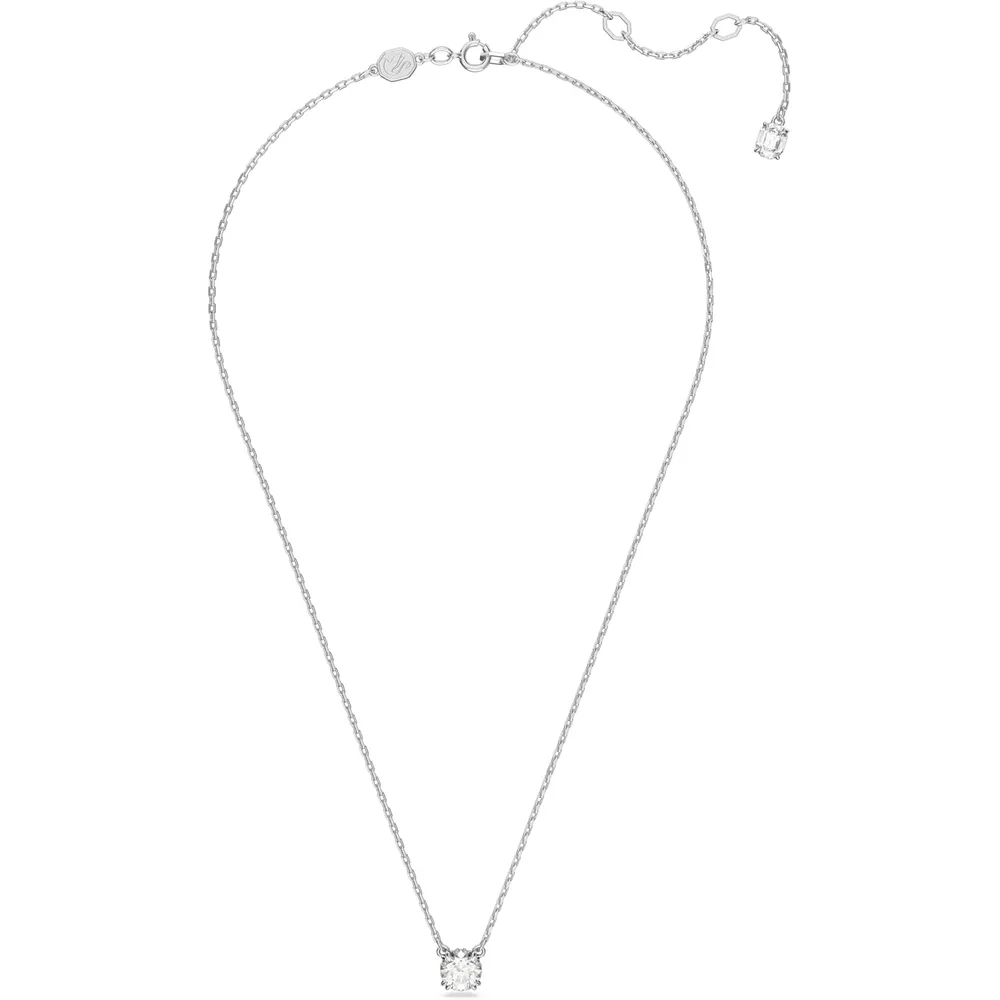 SWAROVSKI COLLAR CRISTALES OCTAGONO STELLA ACABADO RODIO PARA MUJER | TRANSPARENTE