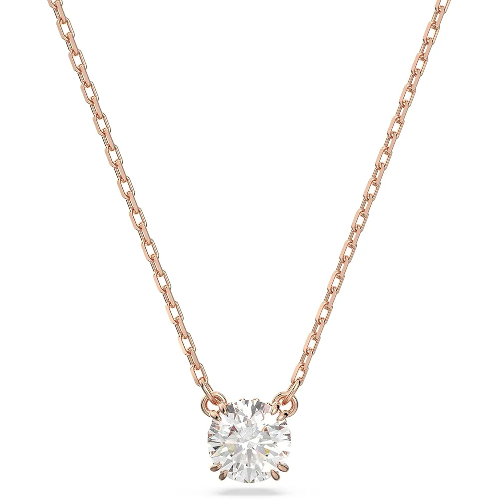 SWAROVSKI COLLAR PENDIENTE CRISTALES STILLA ACABADO ORO ROSA PARA MUJER | ORO ROSA