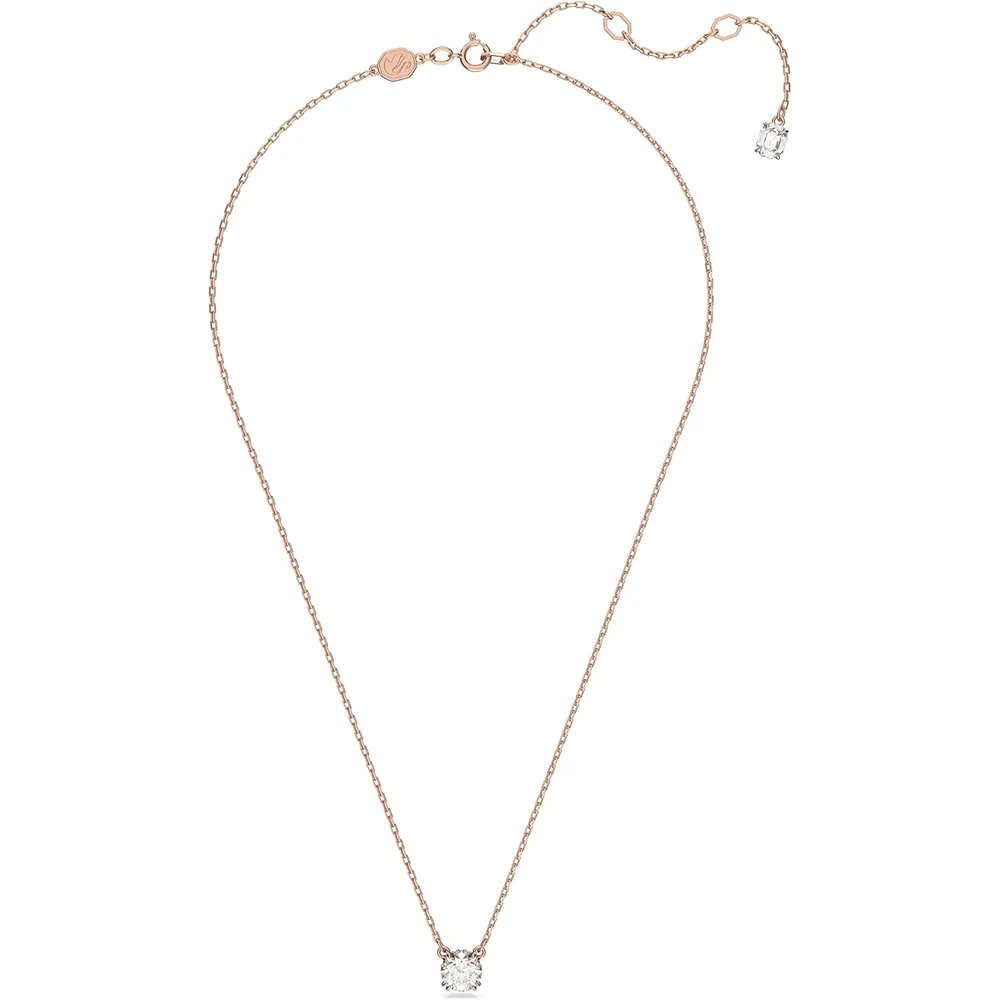 SWAROVSKI COLLAR PENDIENTE CRISTALES STILLA ACABADO ORO ROSA PARA MUJER | ORO ROSA