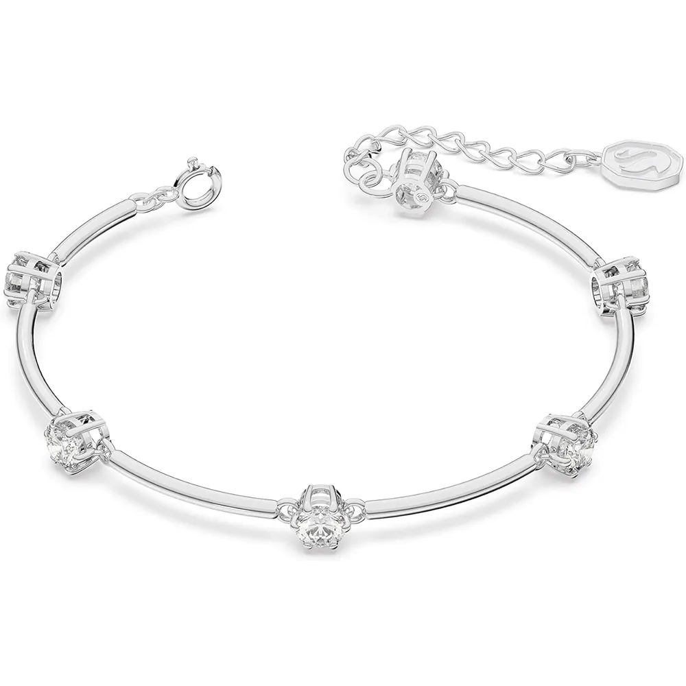 SWAROVSKI PULSERA BANGLE REDONDA CONSTELLA ACABADO RODIO PARA MUJER | RODIO