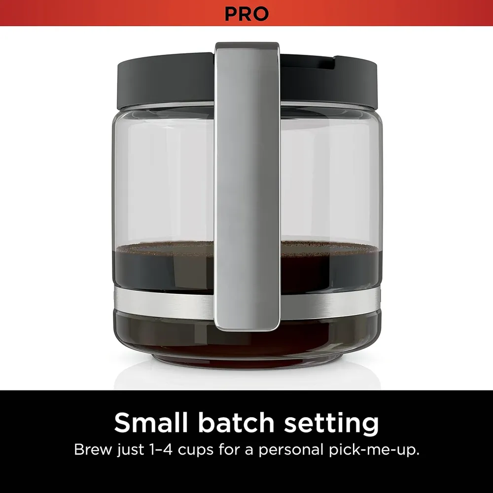 NINJA CAFETERA PROGRAMABLE XL PRO 14 TAZAS / 2.1 L | ACERO INOXIDABLE