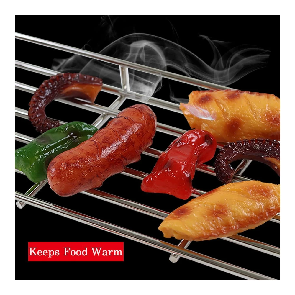 b0b1pxjjhj_4.webp 66044 Grill Warming Rack for Weber Genesis Ii 300 Series - Genesis Ii E-310 Ii E-315 Ii E-330 Ii E-335 Ii S-310 Ii S-335 Series Gas Grill - Stainless Steel Grill Grate