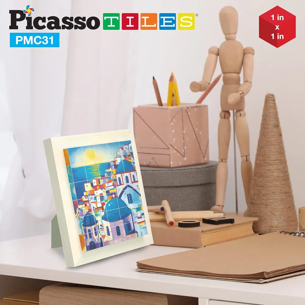 CUBOS MAGNÉTICOS ROMPECABEZAS 6 EN 1 ARTE PICASSOTILES