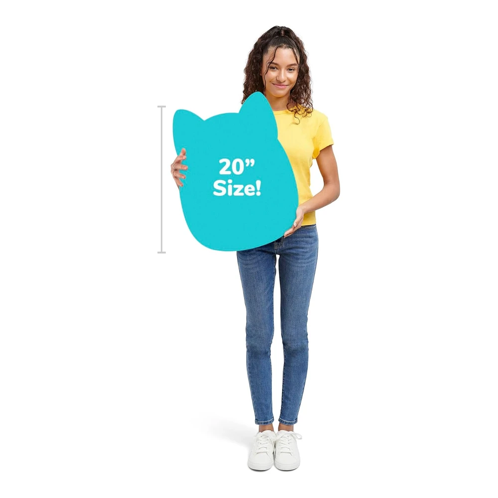 b0b25pqknz_3.webp Squishmallows Peluche Diane Peach Bigfoot de 20" con Pelo de Arcoíris - Peluche Oficial de Kelly Jumbo Ultrasoft