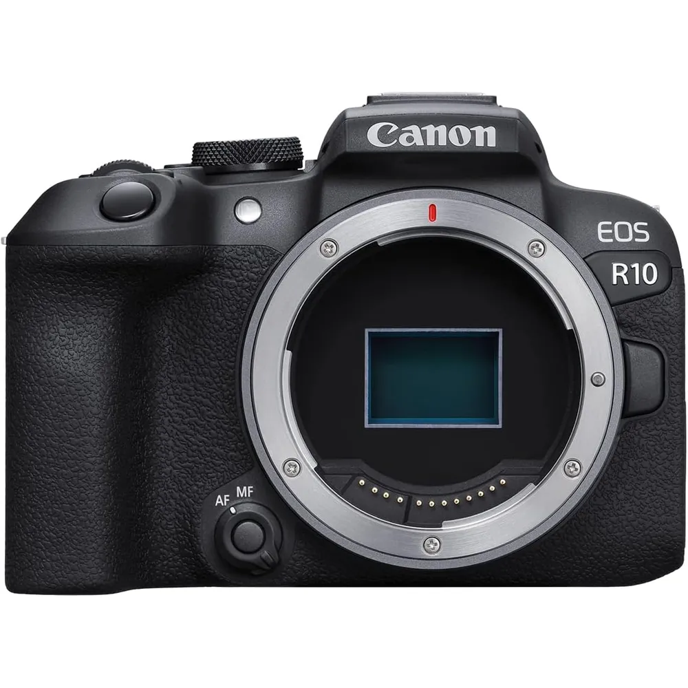 Canon cámara sin espejo EOS R10 4K | Negro
