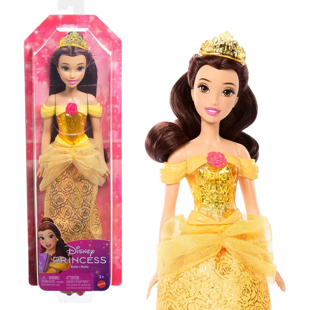 DISNEY Bella muñeca princesa 11"/28 cm articulada