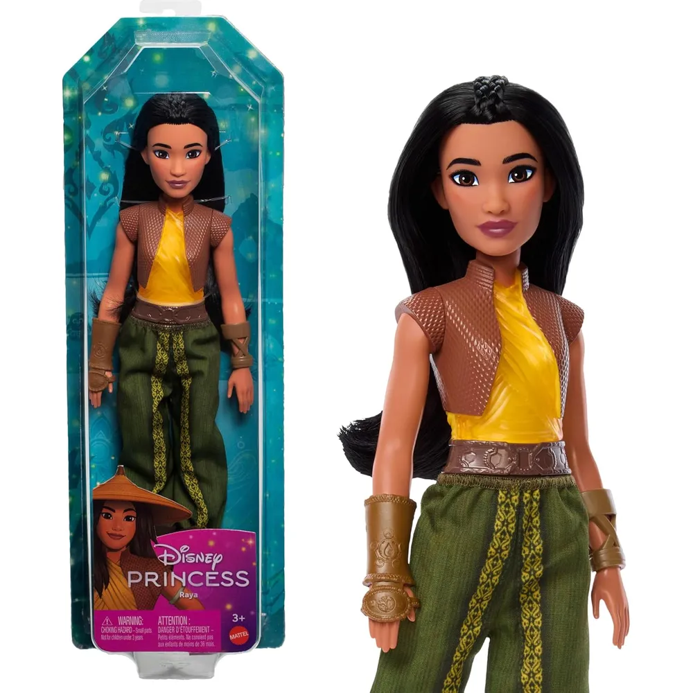 DISNEY Raya muñeca princesa 11"/28 cm articulada