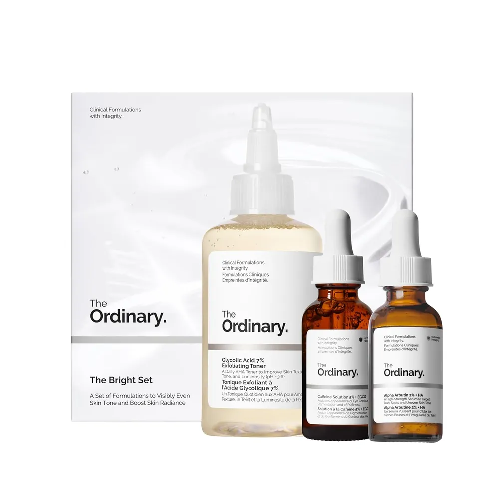 SET THE ORDINARY THE BRIGHT TÓNICO GLICÓLICO ALPHA ARBUTIN CAFEÍNA