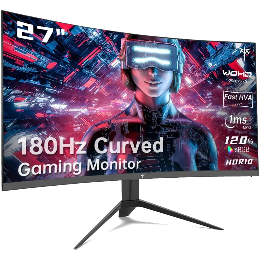 KTC H27S17 Monitor Curvo 27" QHD 180Hz