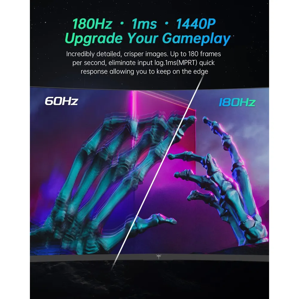 KTC H27S17 Monitor Curvo 27" QHD 180Hz