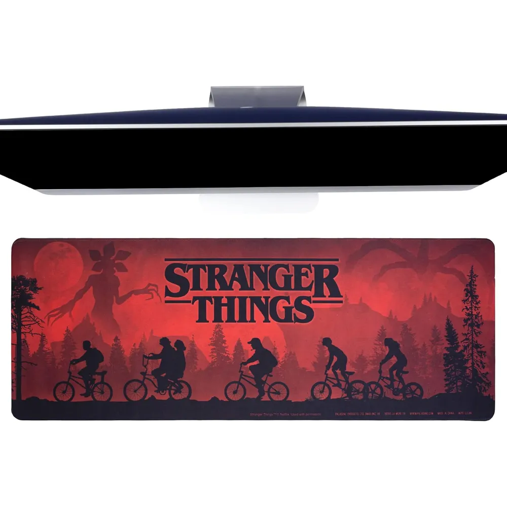 Paladone Stranger Things, tapete con logotipo y diseño retro arcade oficial