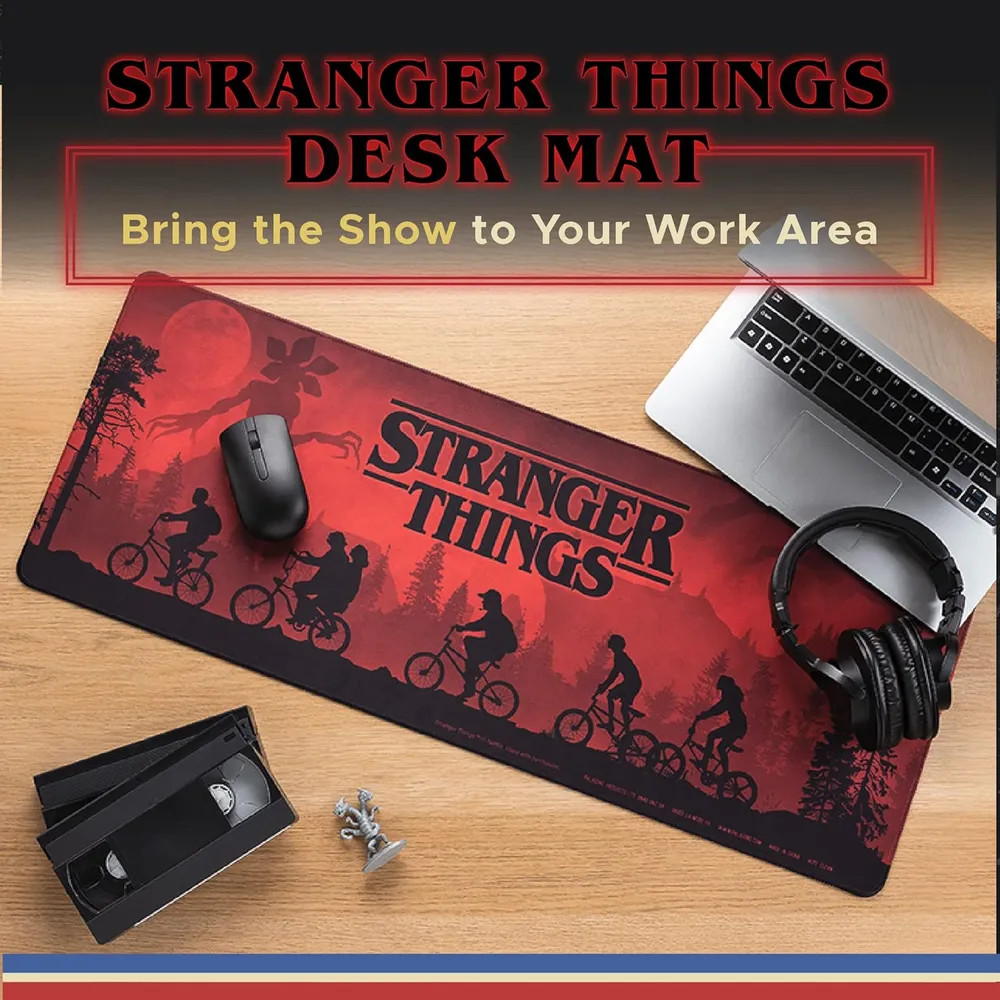 Paladone Stranger Things, tapete con logotipo y diseño retro arcade oficial