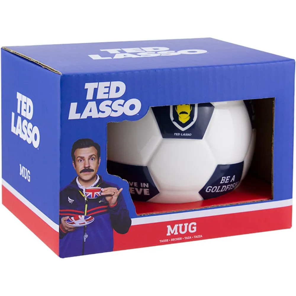 Paladone Ted Lasso, taza fútbol cerámica oficial
