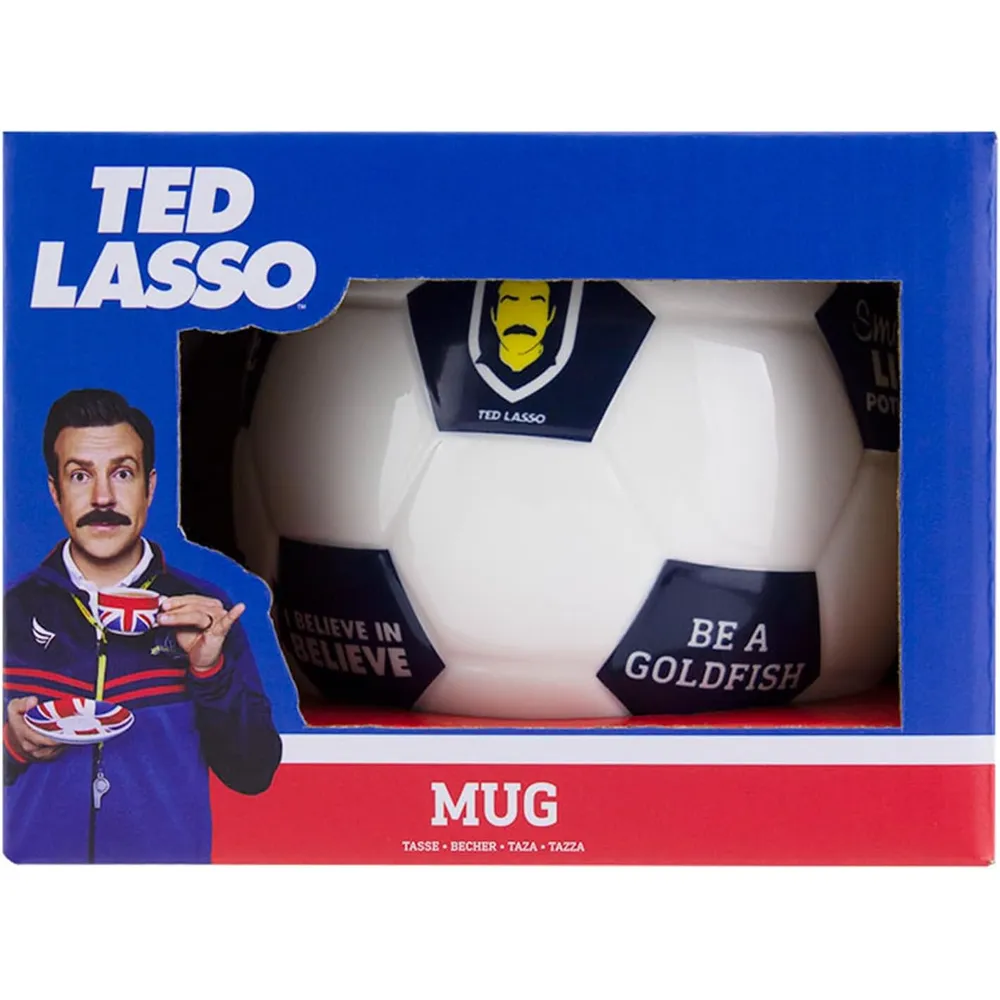 Paladone Ted Lasso, taza fútbol cerámica oficial