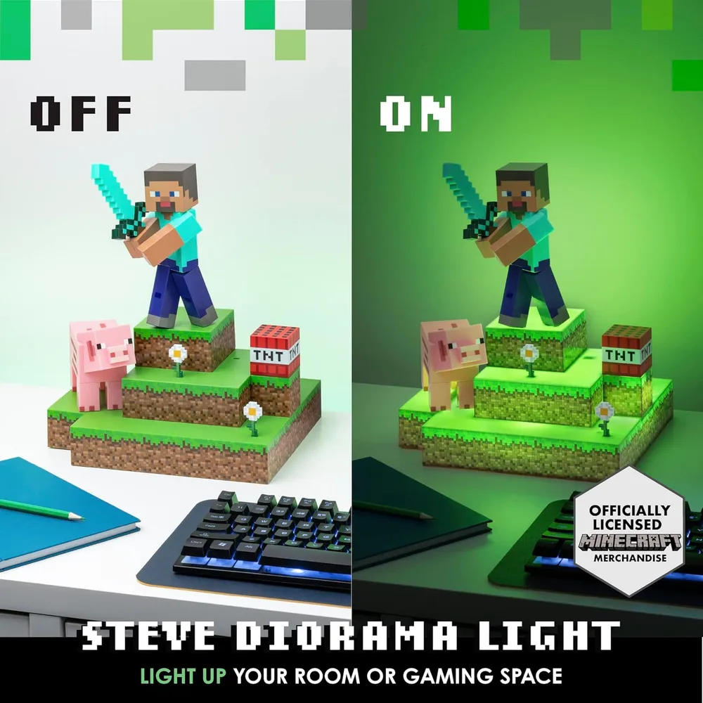 Paladone Minecraft, luz diorama oficial