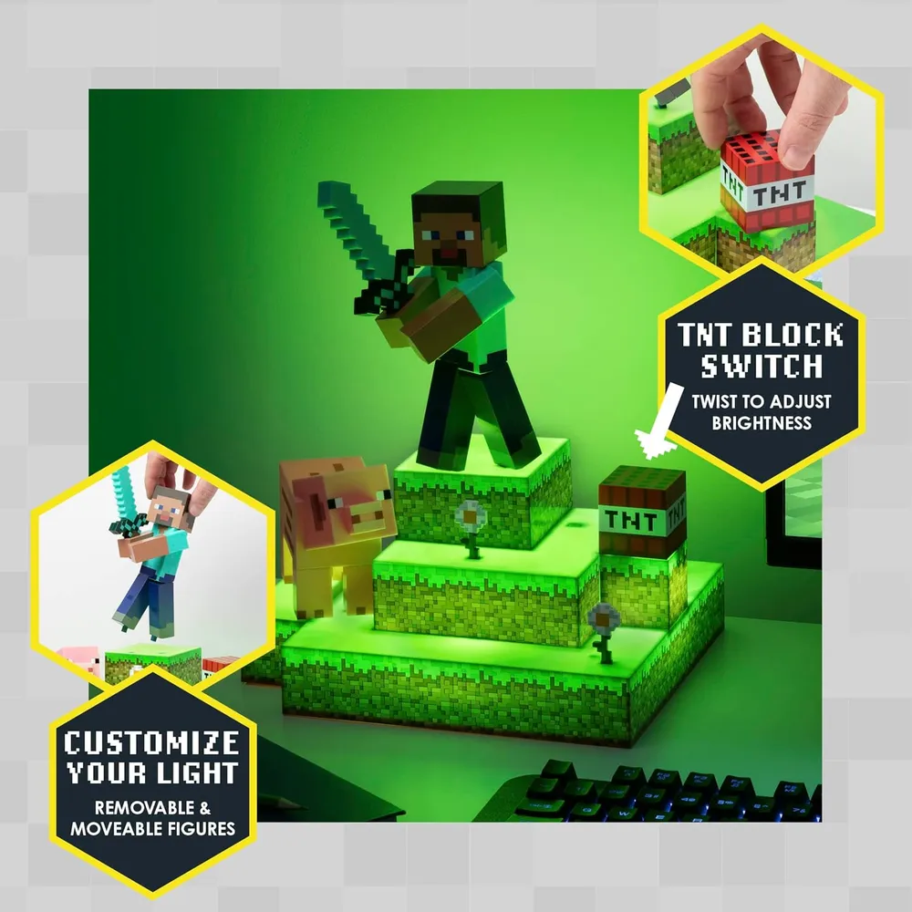 Paladone Minecraft, luz diorama oficial