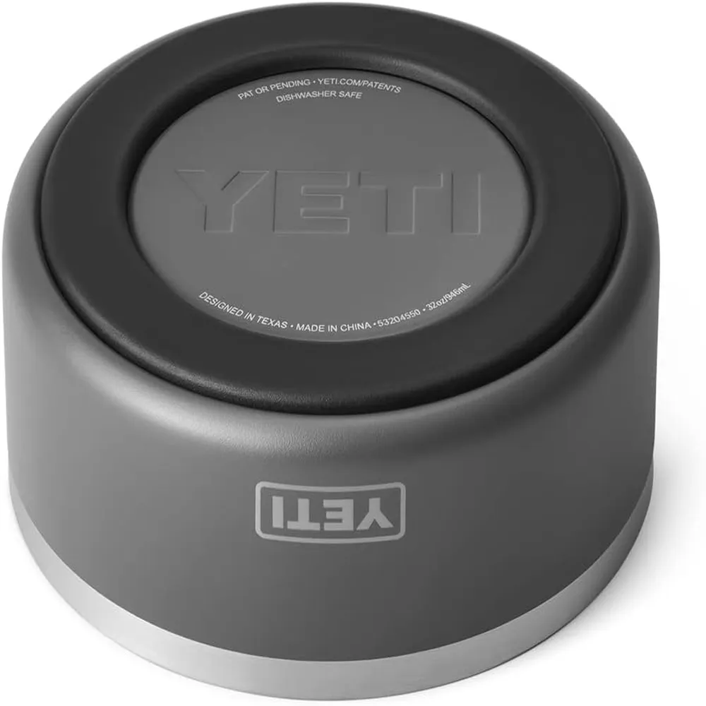 YETI Boomer 4 Tazón De Acero Inoxidable Para Perro de 32 oz | Gris