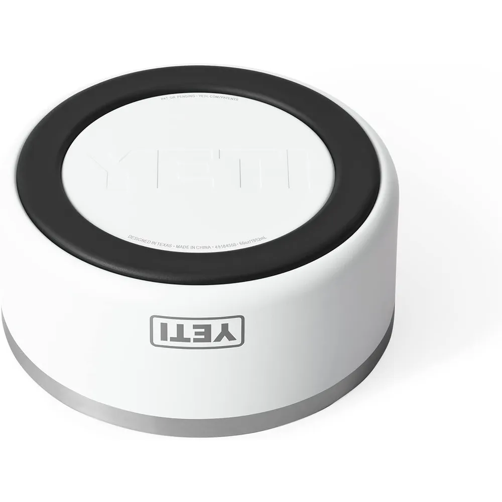 YETI Boomer 8 Tazón De Acero Inoxidable Para Perro de 64 oz | Blanco