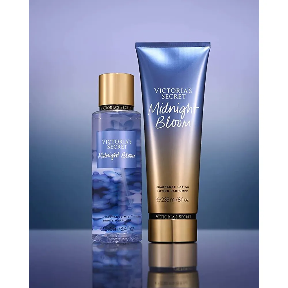 SET MIDNIGHT BLOOM MIST & LOTION VICTORIA SECRET MUJER 2PZS