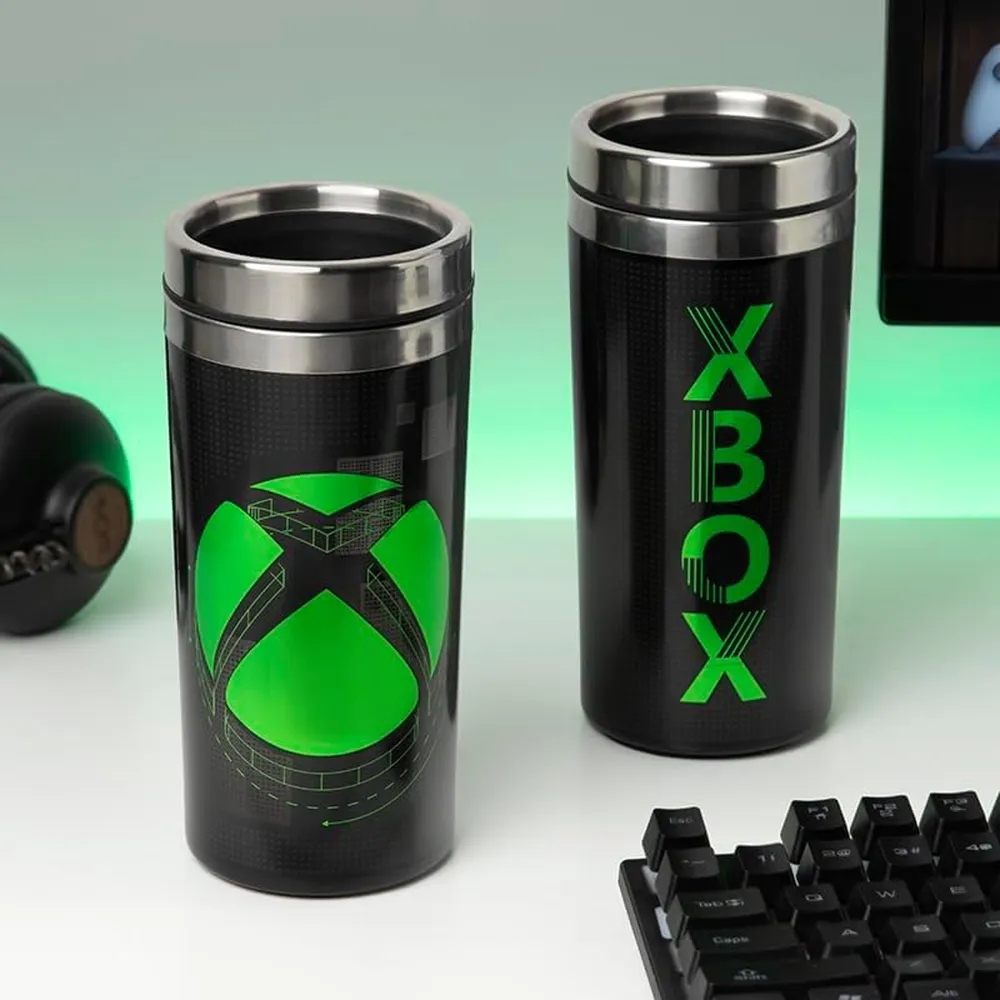 Paladone Xbox, taza viaje metal 500 ml oficial