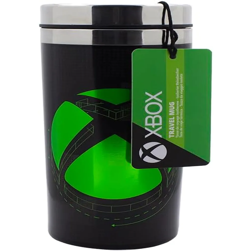 Paladone Xbox, taza viaje metal 500 ml oficial