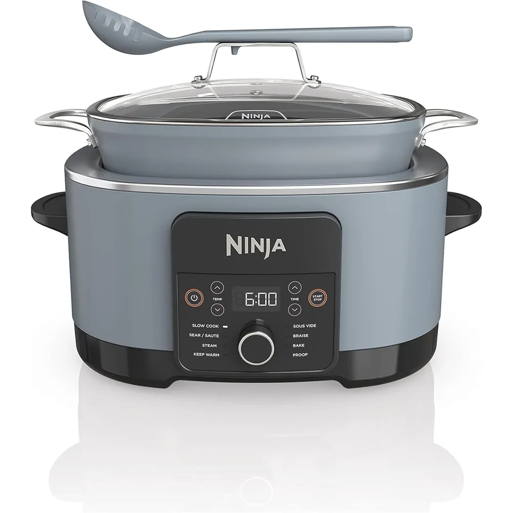 NINJA OLLA MULTIFUNCIÓN FOODI MC1001 8.5 QT / 8.03 L | GRIS SAL MARINA