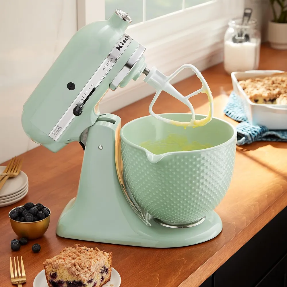 KITCHENAID, RECIPIENTE CERÁMICO 5 QT CABEZAL INCLINABLE | GOTA DE ROCÍO