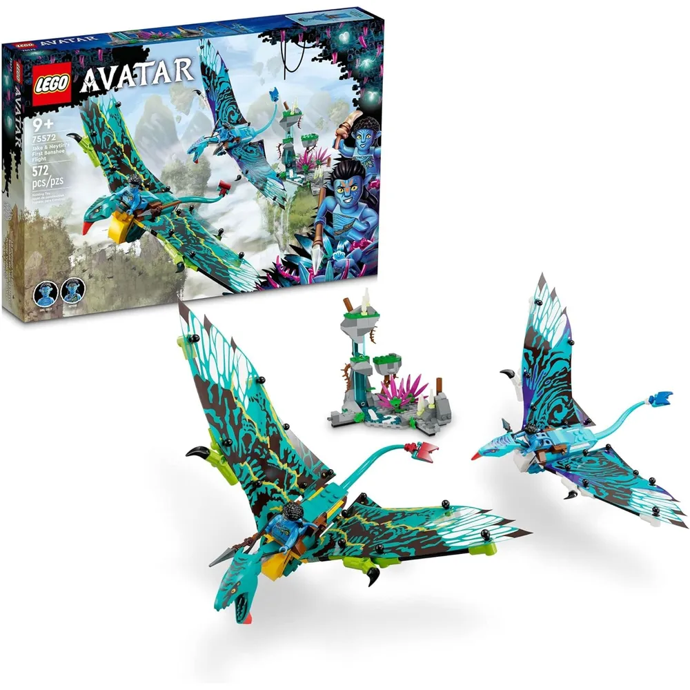 Lego Avatar Jake y Neytiri primer vuelo en Banshee set coleccionable