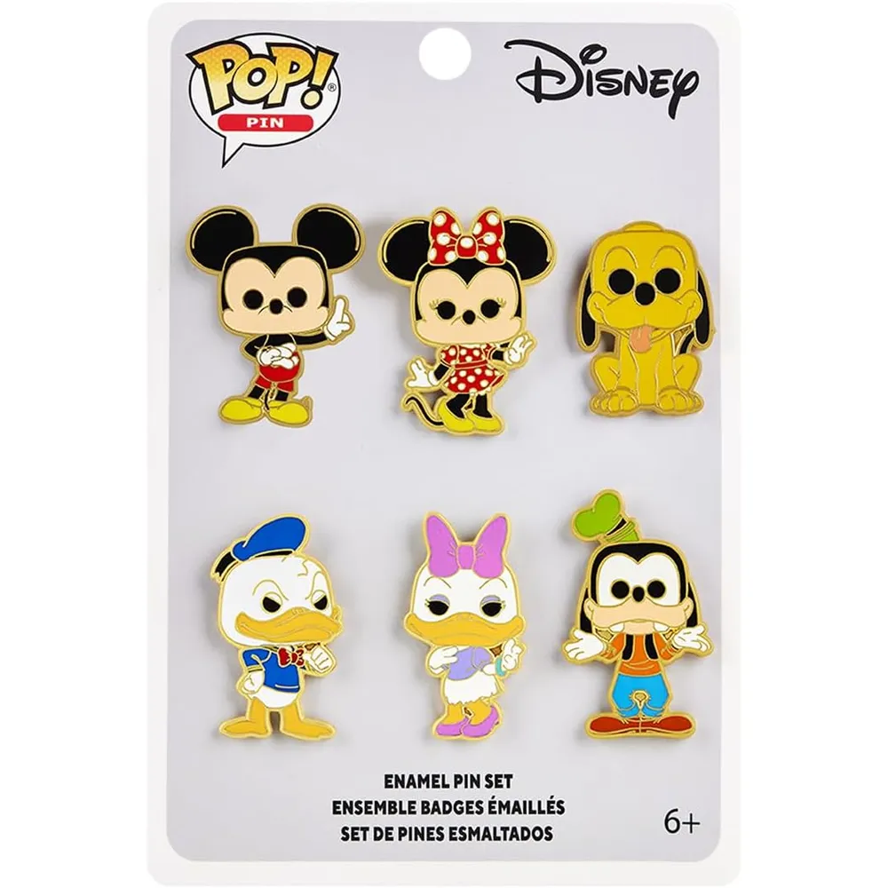 Funko Pop | Set 6 pines de Mickey y sus Amigos