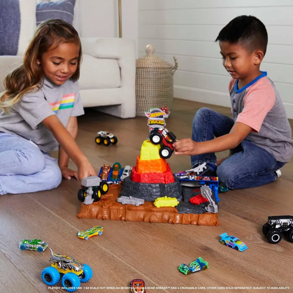 HOT WHEELS PISTA MONSTER TRUCKS ARENA SMASHERS SET 3 PZS