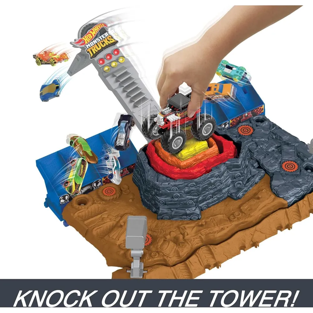 HOT WHEELS PISTA MONSTER TRUCKS ARENA SMASHERS SET 3 PZS
