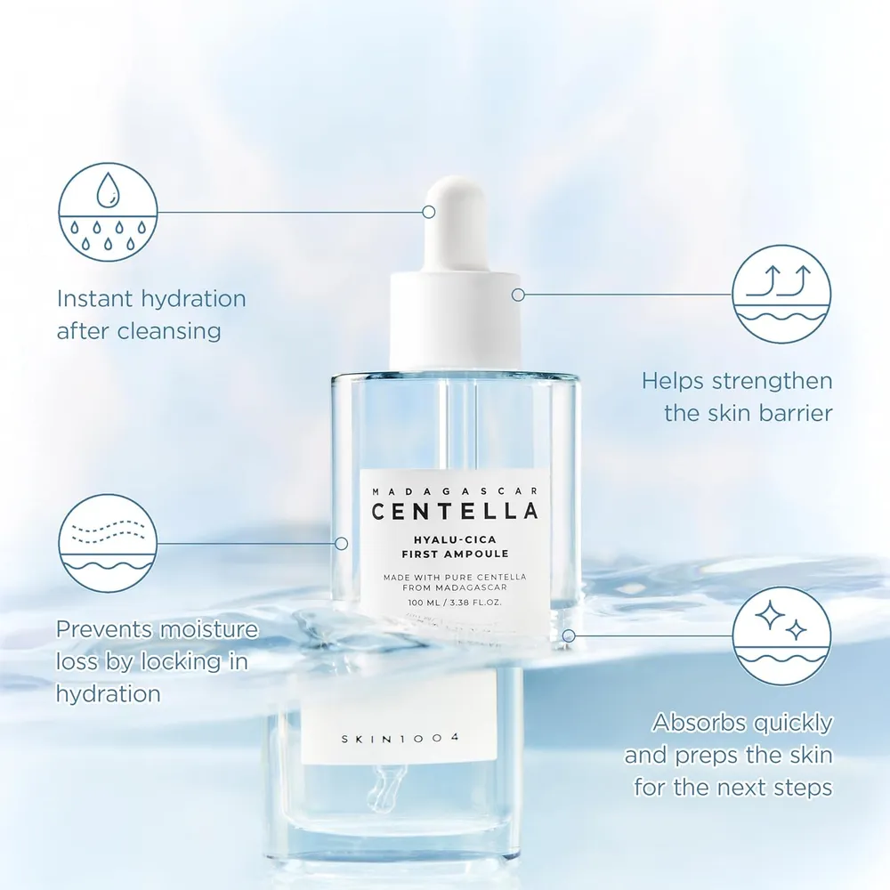 SÉRUM FACIAL HYALU-CICA ÁCIDO HIALURÓNICO HIDRATANTE SKIN1004 | 3.38 OZ / 100 ML