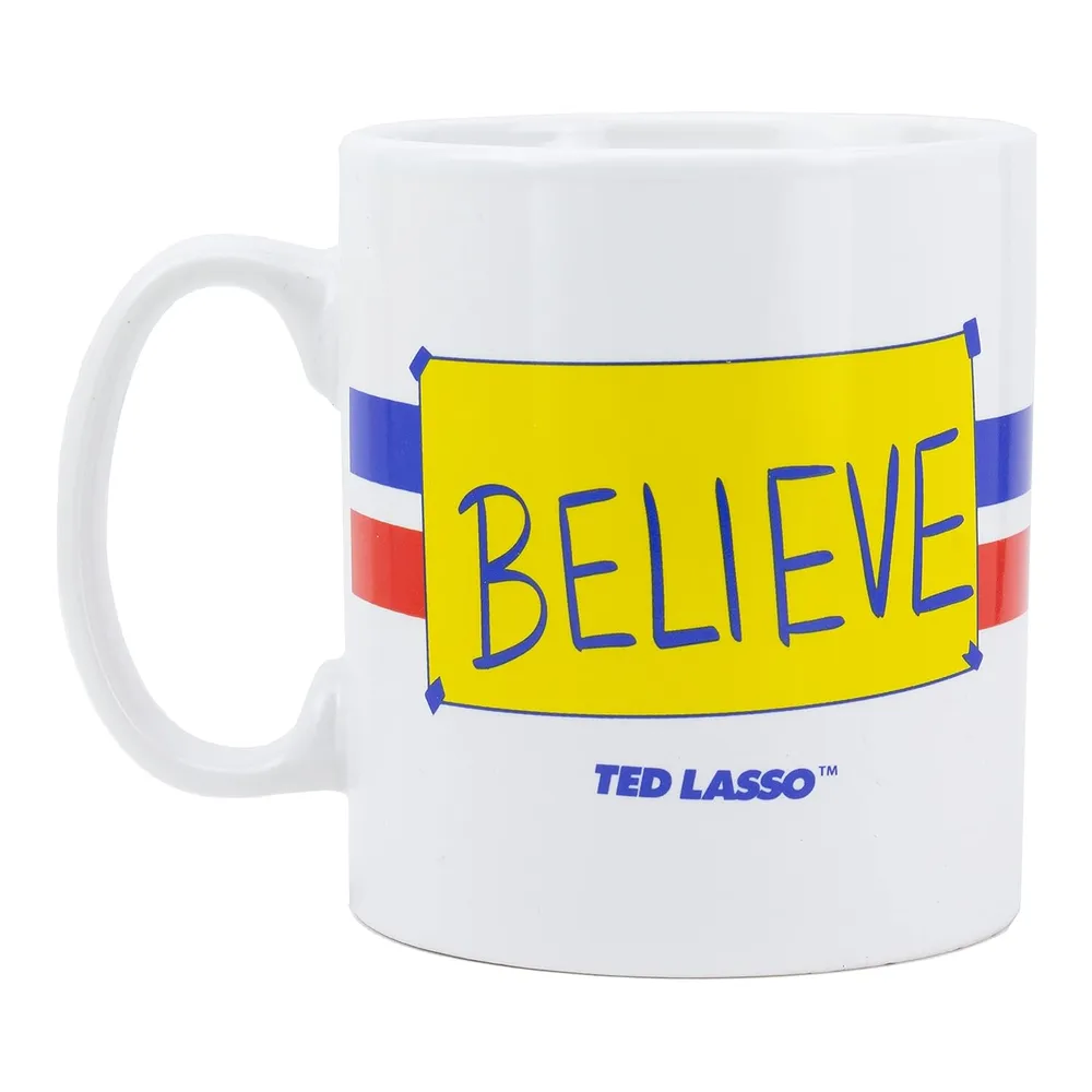 Paladone Ted Lasso, taza Believe XL cerámica oficial