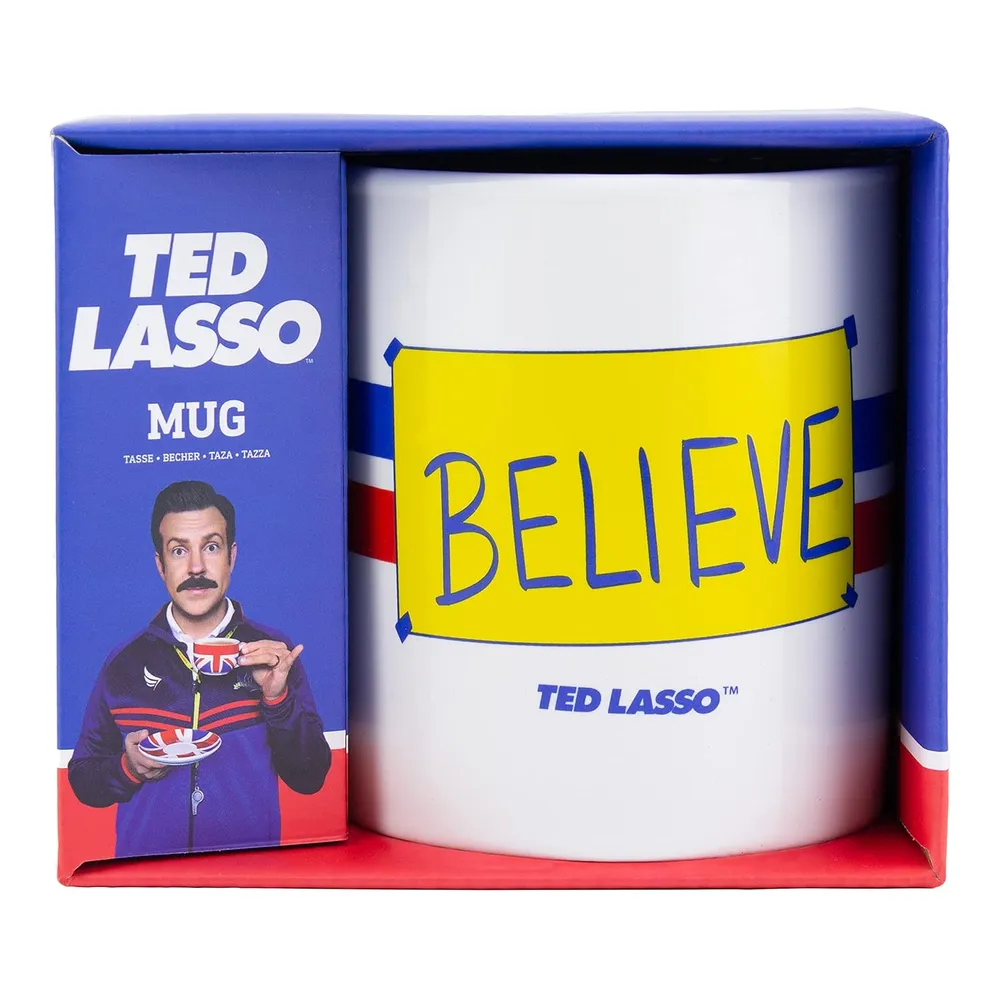 Paladone Ted Lasso, taza Believe XL cerámica oficial