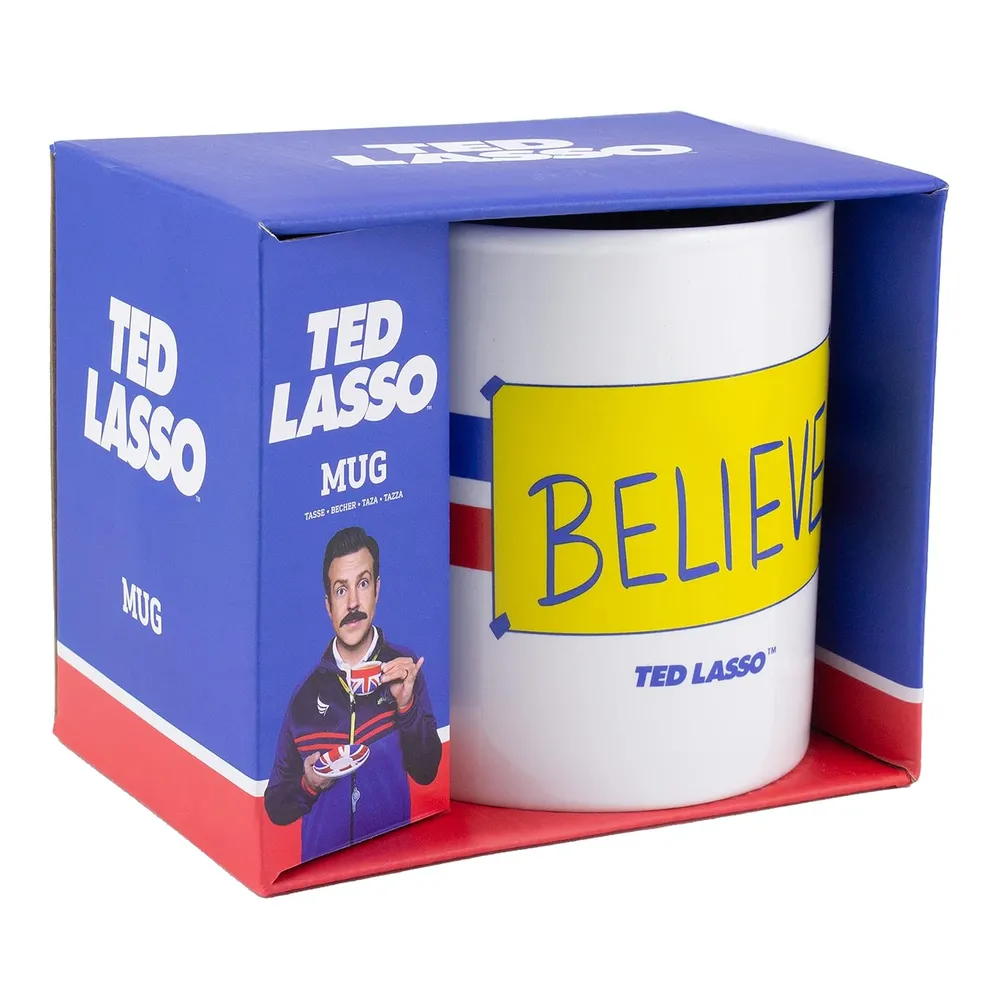 Paladone Ted Lasso, taza Believe XL cerámica oficial