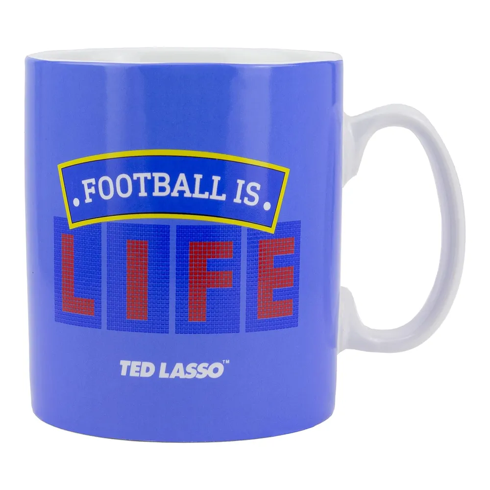 Paladone Ted Lasso, taza El Fútbol es Vida XL oficial