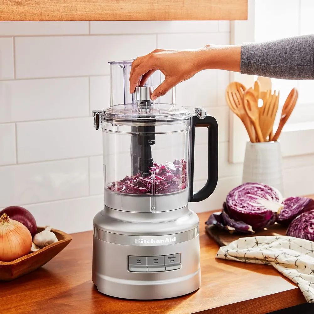 KITCHENAID KFP1318, PROCESADOR DE ALIMENTOS 13 QT / 12.3 L | CONTOUR SILVER