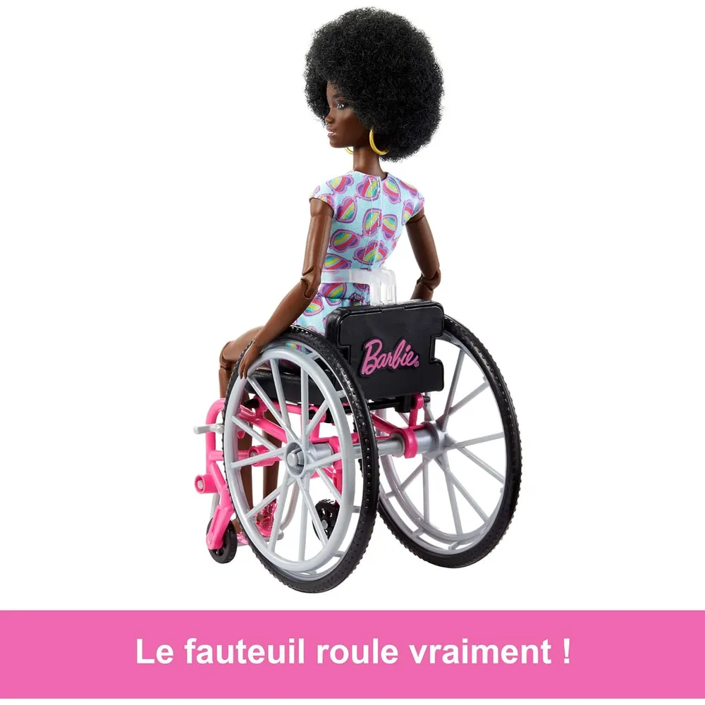 BARBIE FASHIONISTAS MUÑECA CON SILLA DE RUEDAS Y RAMPA