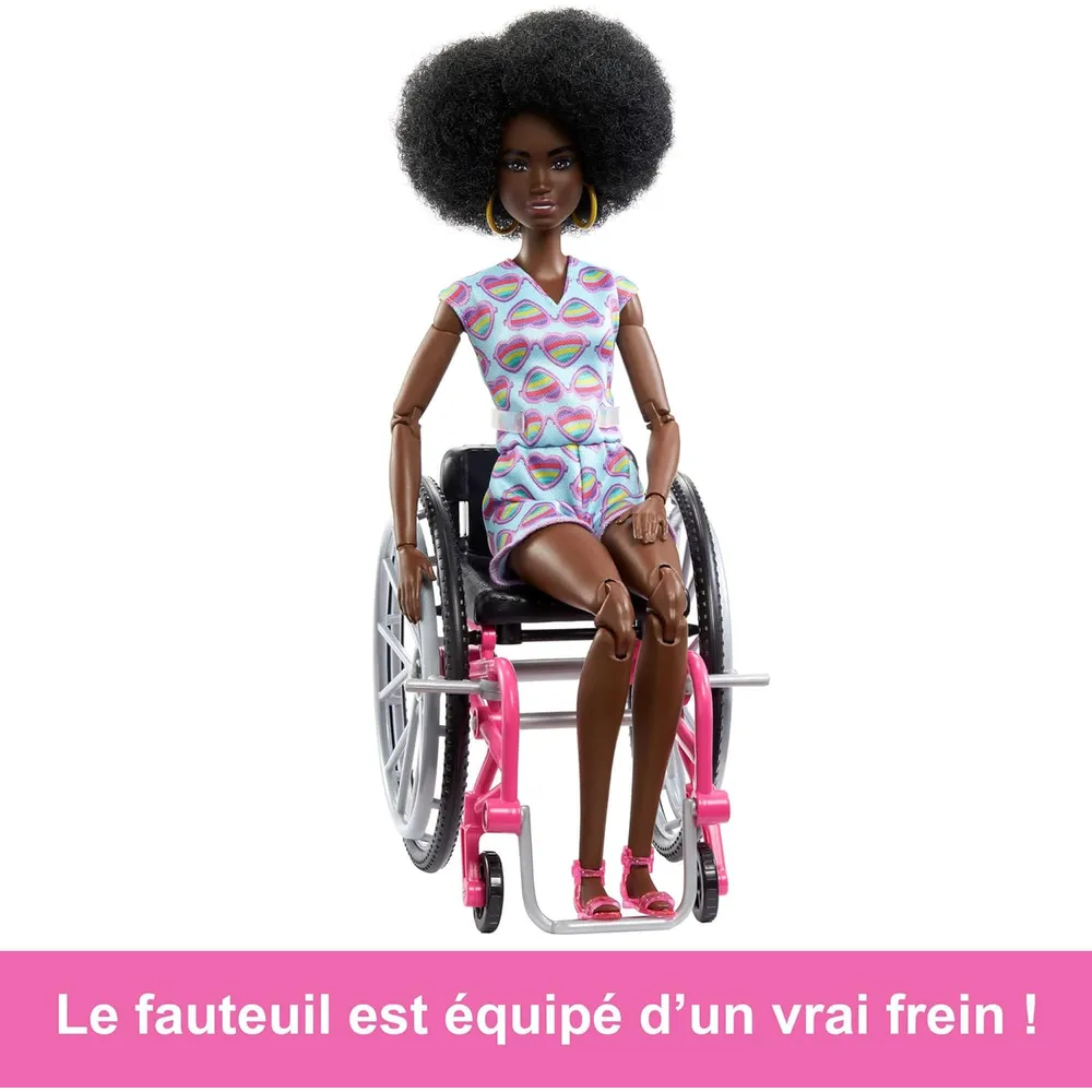 BARBIE FASHIONISTAS MUÑECA CON SILLA DE RUEDAS Y RAMPA
