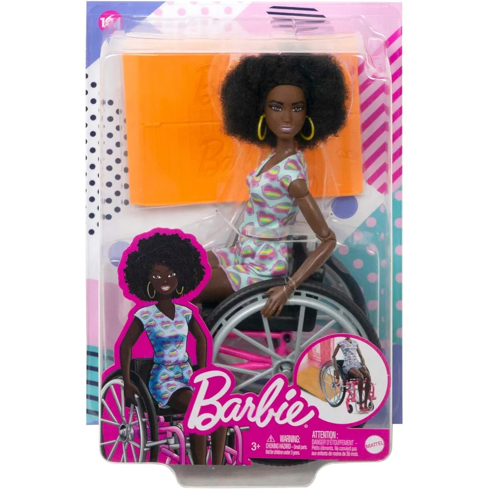 BARBIE FASHIONISTAS MUÑECA CON SILLA DE RUEDAS Y RAMPA