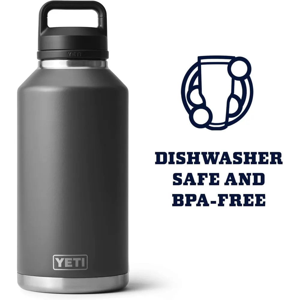 YETI Botella Rambler con Tapa de Chupón de 64 oz | Gris