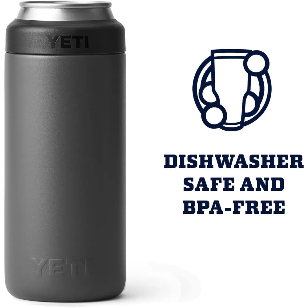 YETI Rambler Aislador de Latas Insertable de 12 oz | Gris Oscuro