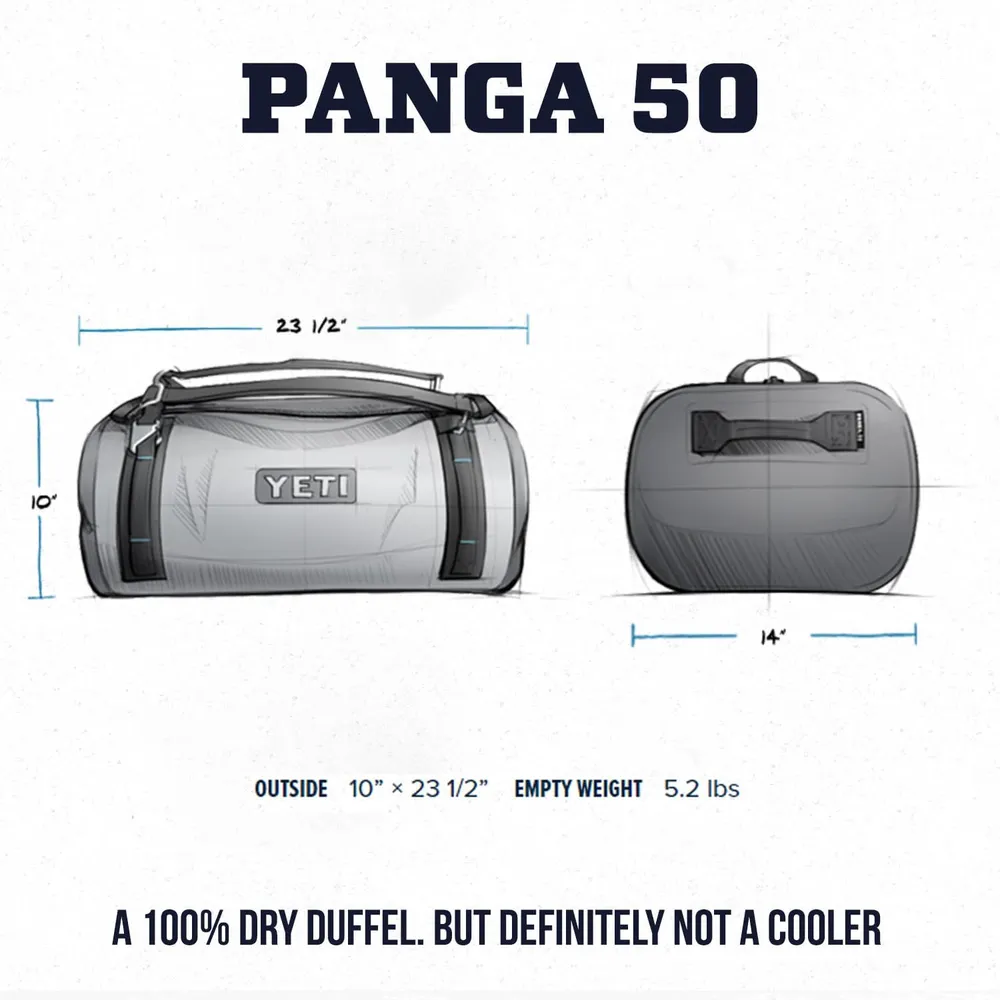 YETI Panga 50 Bolsa de Lona Hemética e Impermiable | Beige